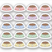 Feed Dog Reminder Pet Care Food Bowl Bujo Planner Sticker (Voorkant)