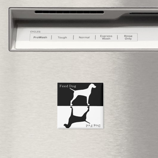 Feed Hond / Hond gevoerd Magneet: Pointer / Visla Magneet (Insitu (Vaatwasser))