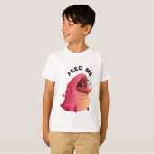 Feed Me Funny Baby Dragon T-shirt (Voorkant volledig)