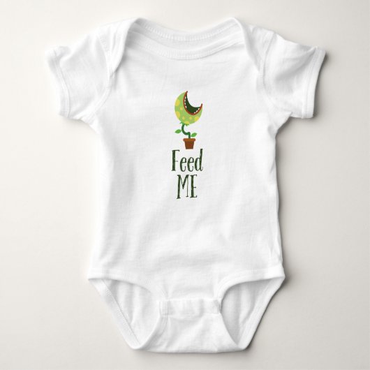 Feed Me · Monster outfit voor baby's Romper (Voorkant)