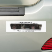 Feed Me Rattie Bumpersticker (Op auto)