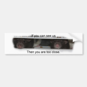 Feed Me Rattie Bumpersticker