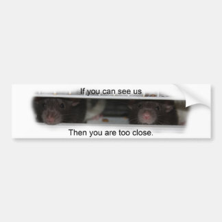 Feed Me Rattie Bumpersticker