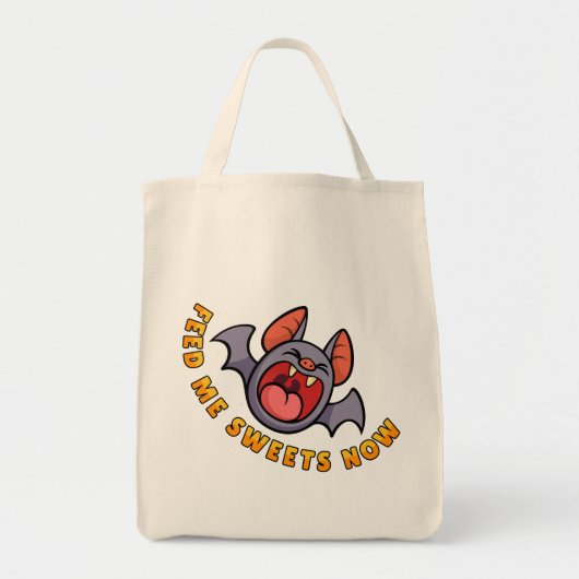 Feed Me Sweets Now Tote Bag (Voorkant)