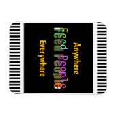 Feed People Refrigerator Magneet (Horizontaal)