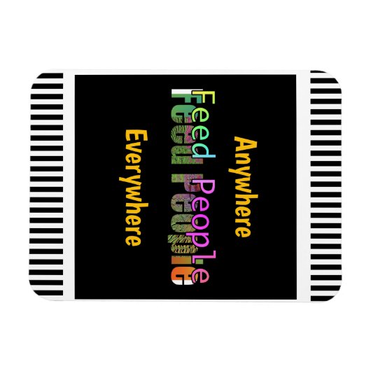 Feed People Refrigerator Magneet (Horizontaal)