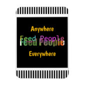 Feed People Refrigerator  Magneet (Verticaal)