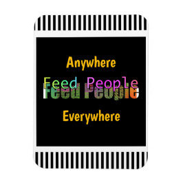Feed People Refrigerator  Magneet