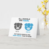 Feed Pig, Acorn  Kaart (Gele Bloem)