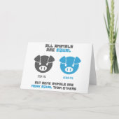 Feed Pig, Acorn  Kaart (Voorkant)