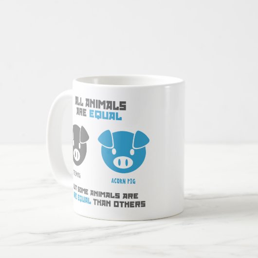 Feed Pig, Acorn  Koffiemok (Voorkant links)