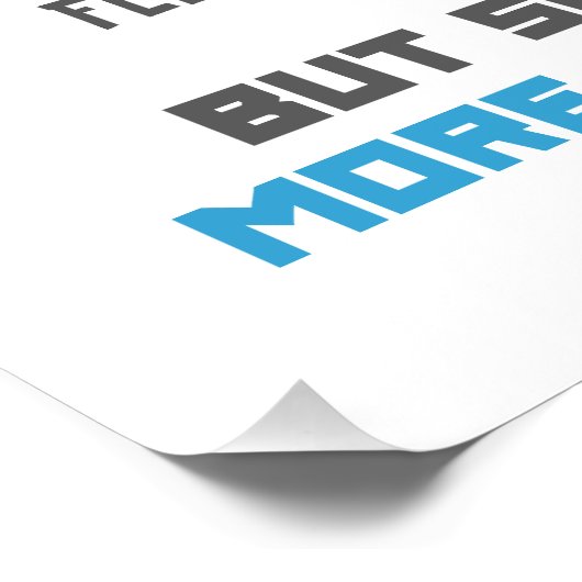 Feed Pig, Acorn  Perfect Poster (Hoek)