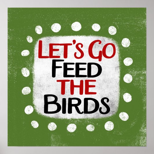 Feed The Birds Poster Muurkunst (Voorkant)