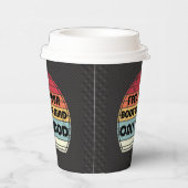 Feed your body and mind only good: motivatie papieren bekers (Rechts)