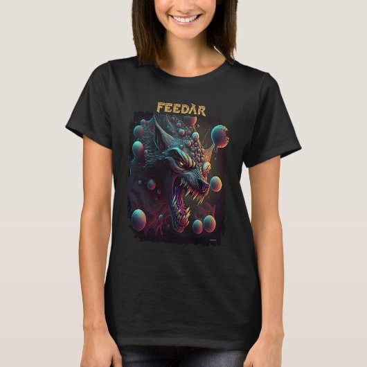 Feedar the Werewolf Leader  Gothic Horror T-shirt (Voorkant)