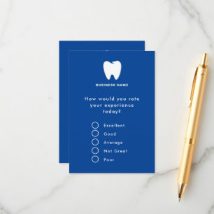 Feedback   Dentist Business Survey Logo Informatiekaartje