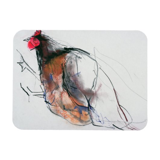 Feeding Hen Trasierra 1998 Magneet (Horizontaal)