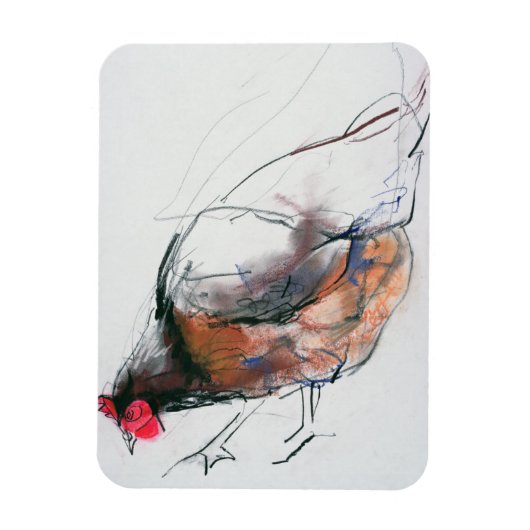 Feeding Hen Trasierra 1998 Magneet (Verticaal)