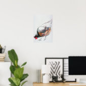 Feeding Hen Trasierra 1998 Poster (Thuiskantoor)