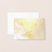 Feeding Monarch Butterfly Folie Kaarten (Voorkant met envelop)