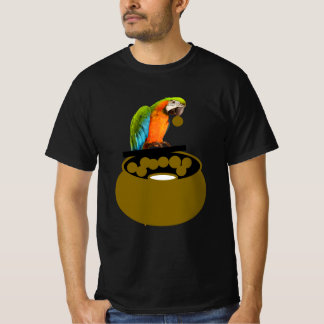 feeding parrot t-shirt