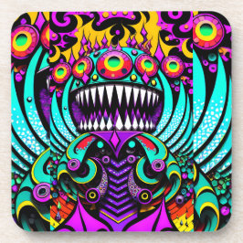 Feeding the Art Wars beroemd gemaakt door Ken Gage Bier Onderzetter