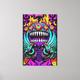 Feeding the Art Wars beroemd gemaakt door Ken Gage Canvas Afdruk