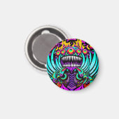 Feeding the Art Wars beroemd gemaakt door Ken Gage Magneet (Voorkant / Achterkant)