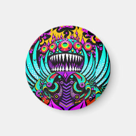 Feeding the Art Wars beroemd gemaakt door Ken Gage Magneet