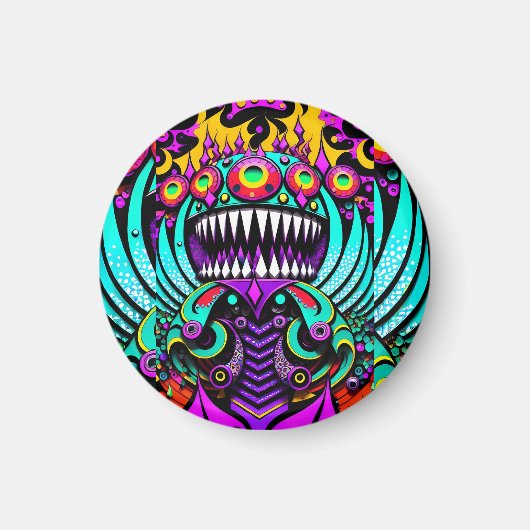 Feeding the Art Wars beroemd gemaakt door Ken Gage Magneet (Voorkant)