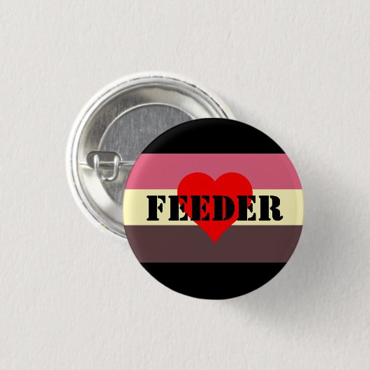 Feedist Pride Flag Feeder Pin Ronde Button 3,2 Cm (Voorkant /achterkant)