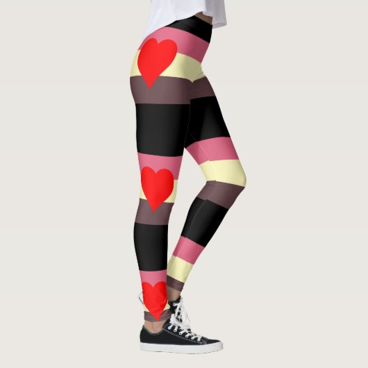 Feedist Pride Flag Leggings-Super Stretchy. Leggings (Rechts)