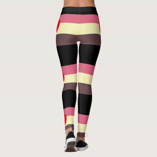 Feedist Pride Flag Leggings-Super Stretchy. Leggings (Achterkant)