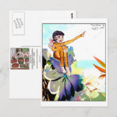 Feeën 4 van de boom briefkaart (Voorkant / Achterkant)