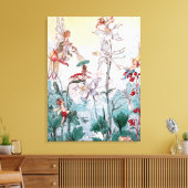  feeën bij het spelen canvas afdruk (Insitu (Woonkamer))