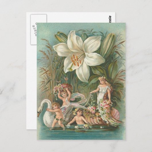  feeën briefkaart (Voorkant / Achterkant)