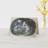 Feeën dansen in het maanlicht kaart (Gele Bloem)