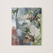 Feeën en baby draken fantasielandschap legpuzzel (Verticaal)