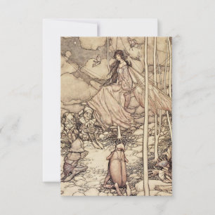“Feeën en elfen” van Arthur Rackham Bedankkaart