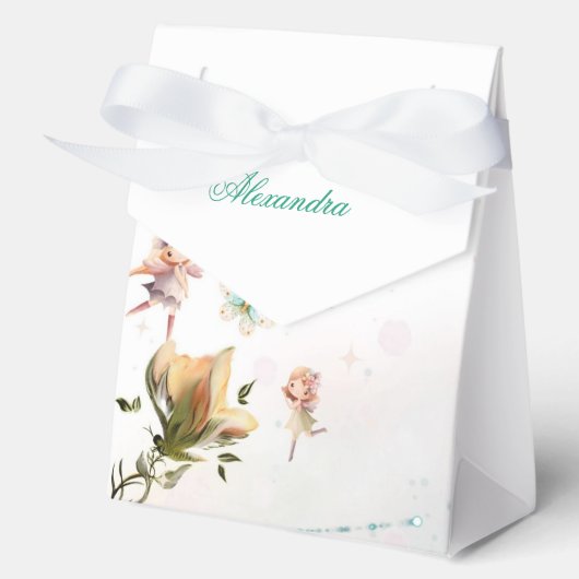 Feeën en fantasie gunst box bedankdoosjes (Voorkant)