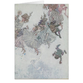 Feeën en Imp Sky Cloud Andersen's sprookjes