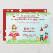 Feeën- en kabouterbosfeest | UITNODIGING (Voorkant / Achterkant)