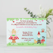 Feeën- en kabouterbosfeest | UITNODIGING (Staand voorkant)