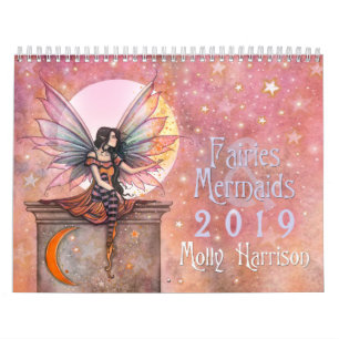 Feeën en Meermaarden 2019 Muurkalender Molly H Kalender