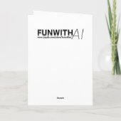  feeën en paddenstoelen Happy Birthday Kaart (Achterkant)