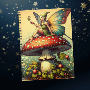 feeën en paddenstoelen notitieboek