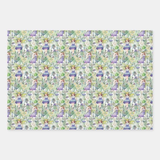 FEEËN EN SPROOKJESHUIZEN CADEAU INPAKPAPIER VEL (Voorkant 3)