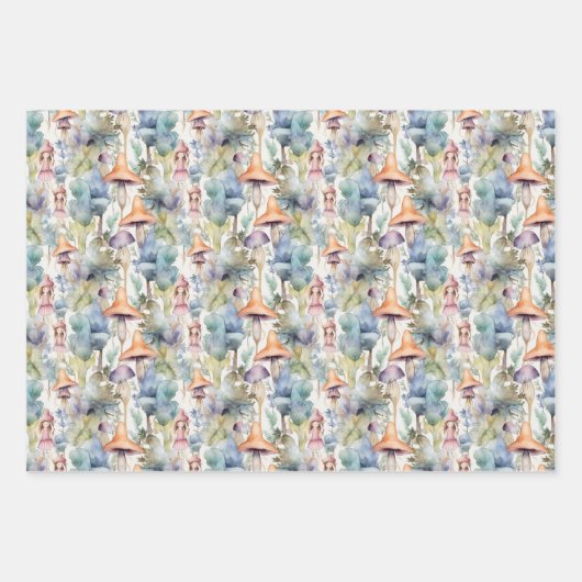 FEEËN EN SPROOKJESHUIZEN CADEAU INPAKPAPIER VEL (Voorkant)