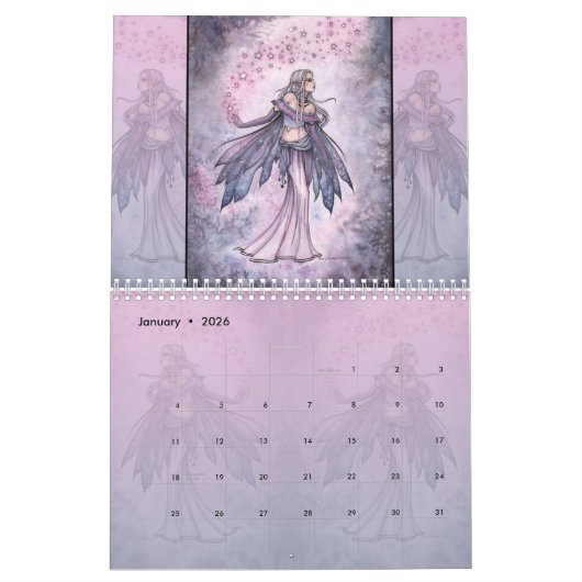 Feeën en Zeemeerminnen 2019 Wandkalender Molly H Kalender (Jan 2026)