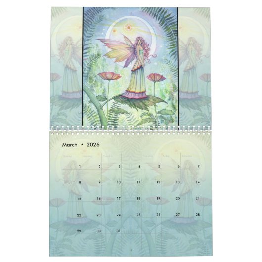 Feeën en Zeemeerminnen 2019 Wandkalender Molly H Kalender (Mar 2026)